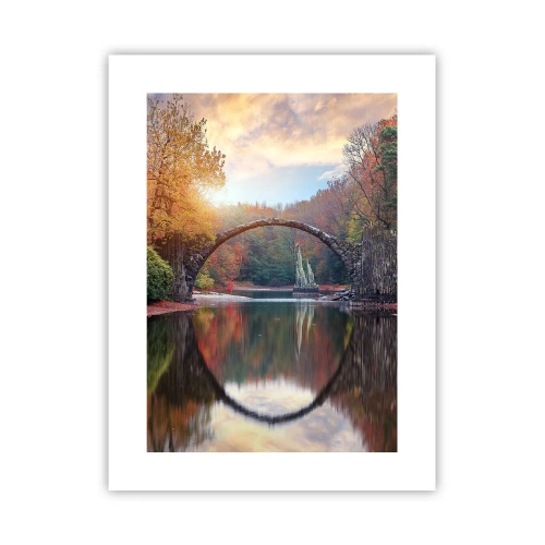 Poster - Aan de andere kant van de spiegel - 30x40 cm