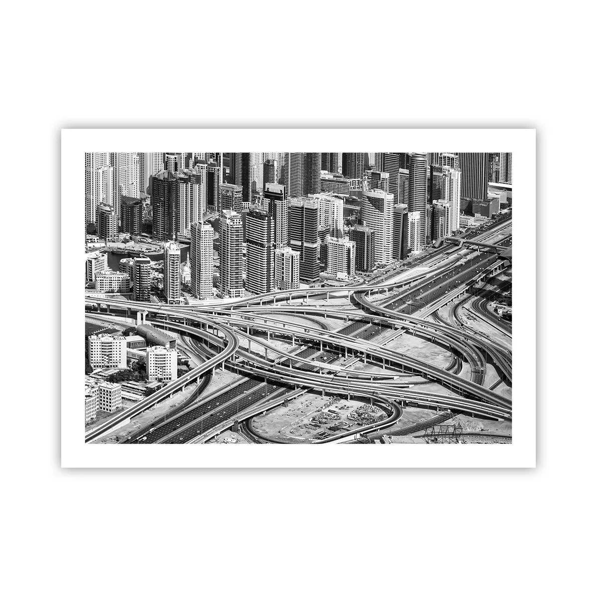 Poster - Dubai - de onmogelijke stad - 70x50 cm