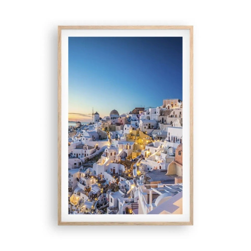 Een poster in een licht eiken lijst - De essentie van Grieksheid - 61x91 cm