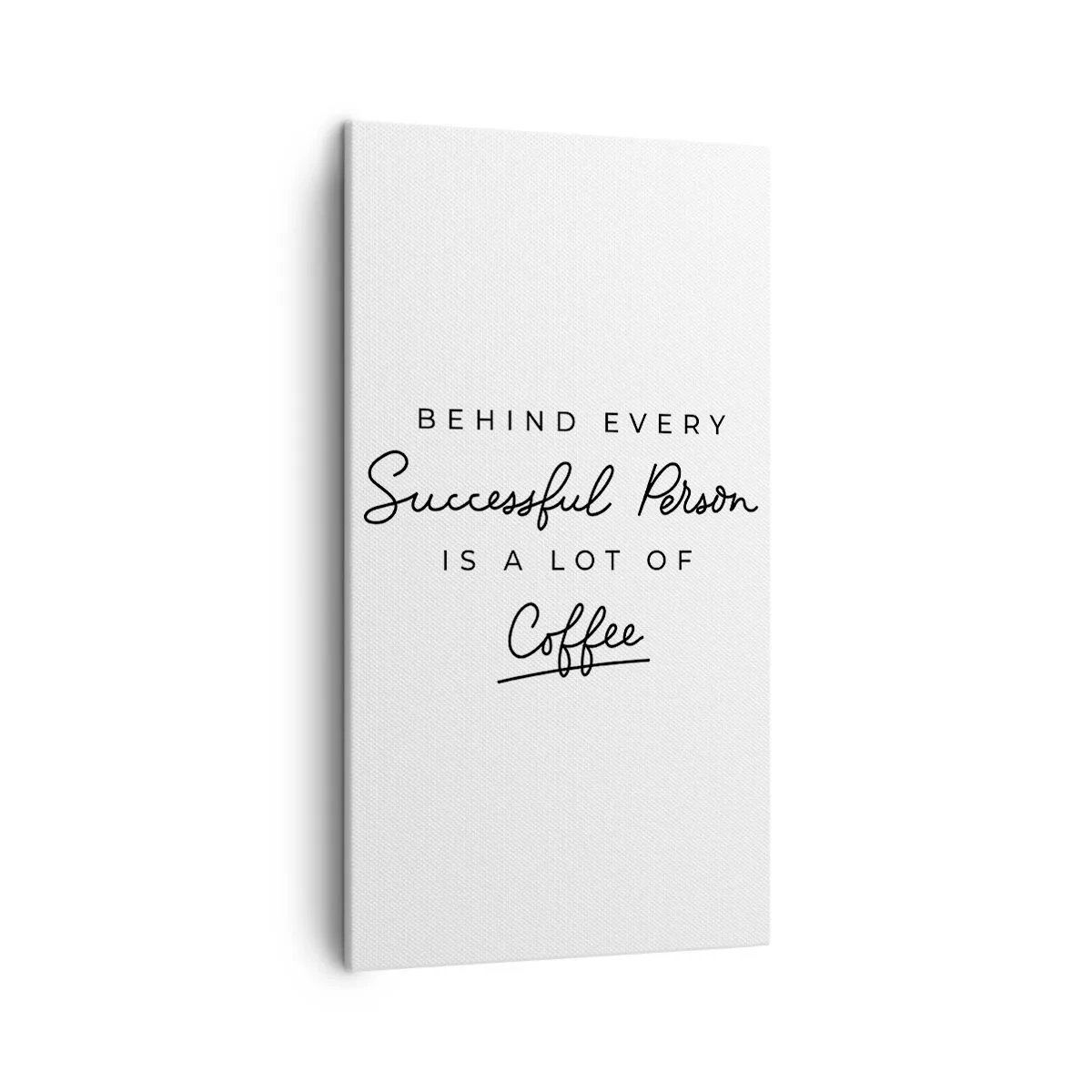 Schilderen op canvas - Het geheim van succes - 45x80 cm