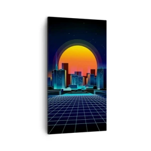 Schilderen op canvas - Wil je nog steeds naar het echte? - 45x80 cm