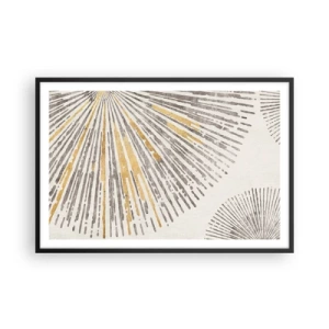 Poster in een zwarte lijst - De schoonheid van de straal - 91x61 cm