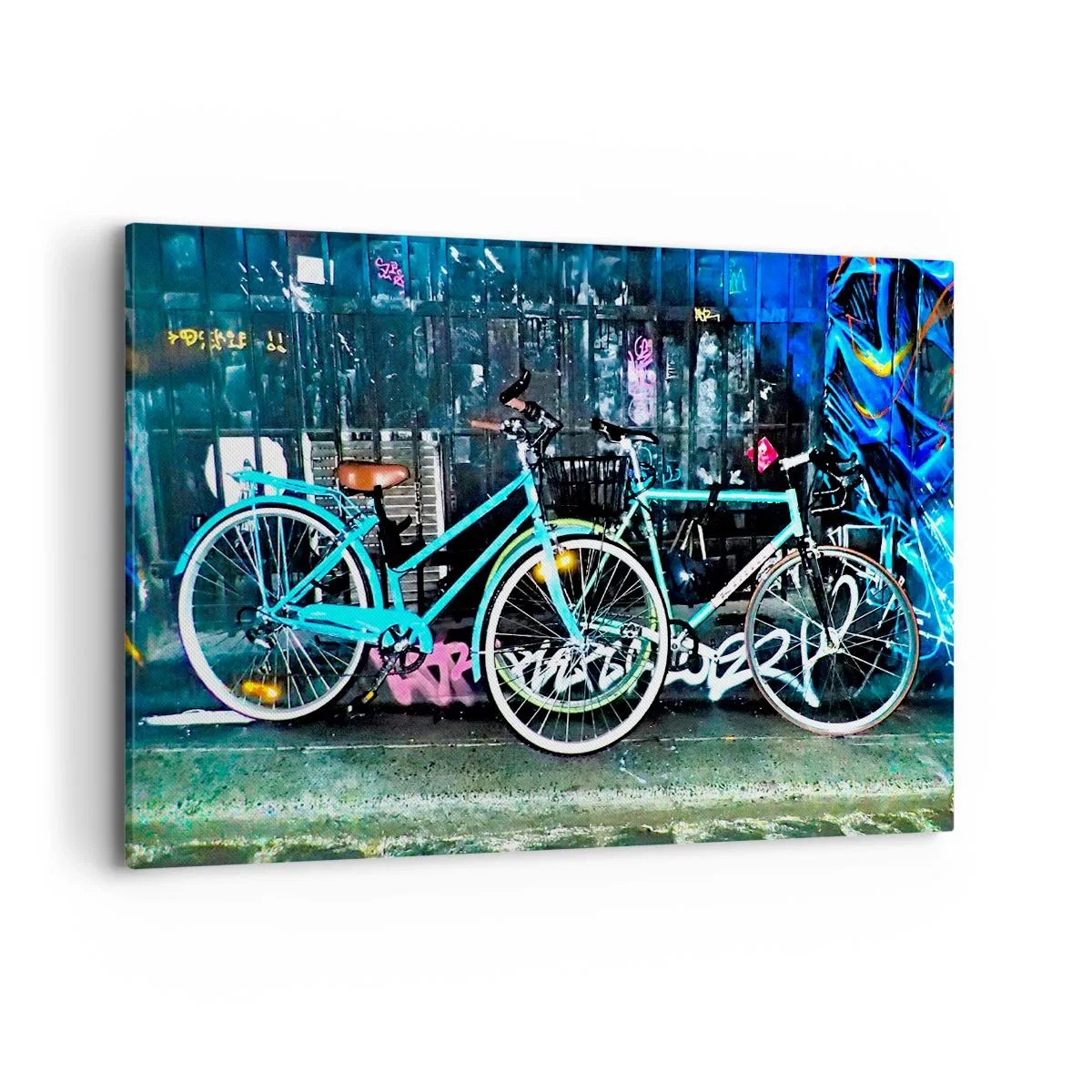 Schilderen op canvas - De stad roept - 120x80 cm