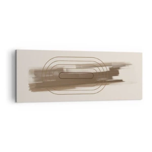 Schilderen op canvas - Een briesje grijs - 140x50 cm