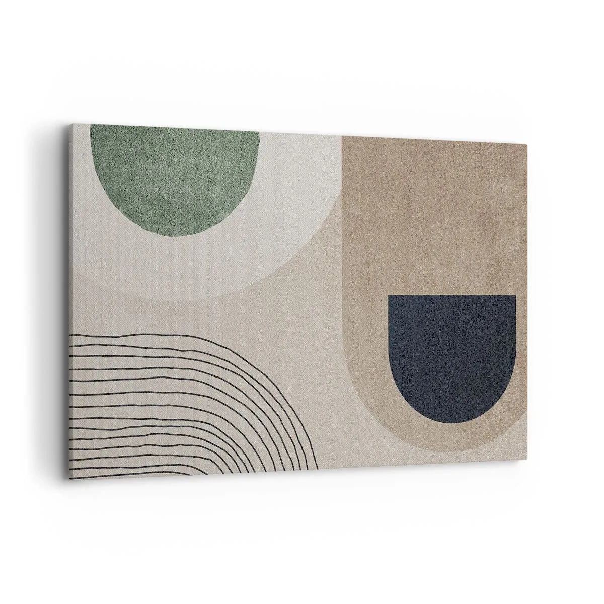 Schilderen op canvas - De zachtheid van het ovaal - 120x80 cm