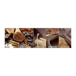 Fotobehang Monster Premium Canvas - Het beste voor verdriet - Gastronomie, Chocolade, Koffie - 100x30 cm