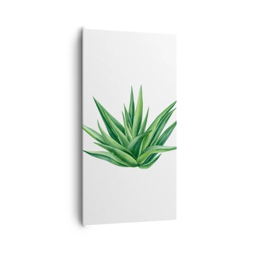 Schilderen op canvas - Groen – kracht – leven - 65x120 cm