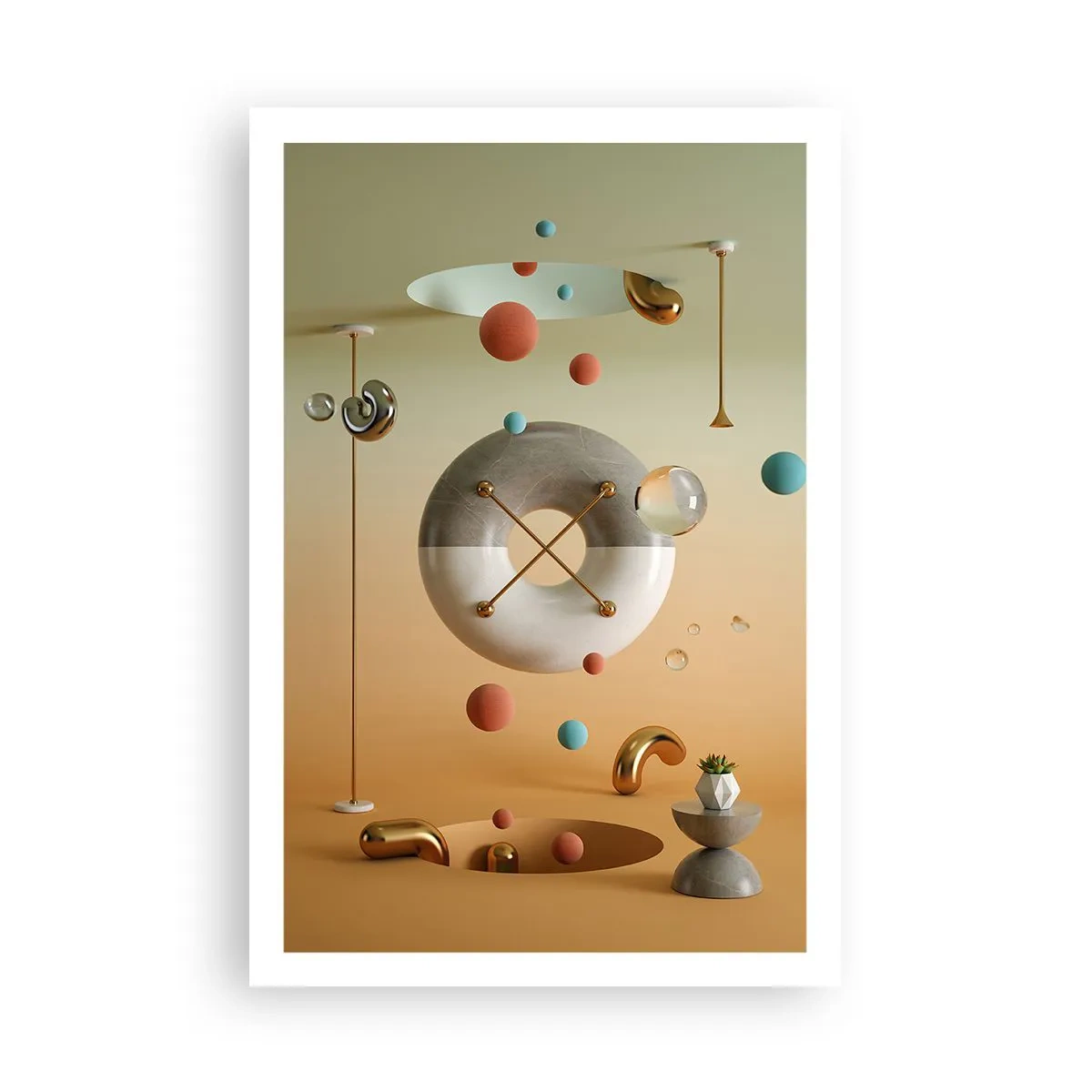 Poster - Er kan van alles gebeuren - 61x91 cm