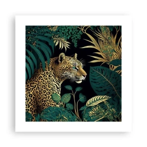 Poster - Een gastheer in de jungle - 40x40 cm