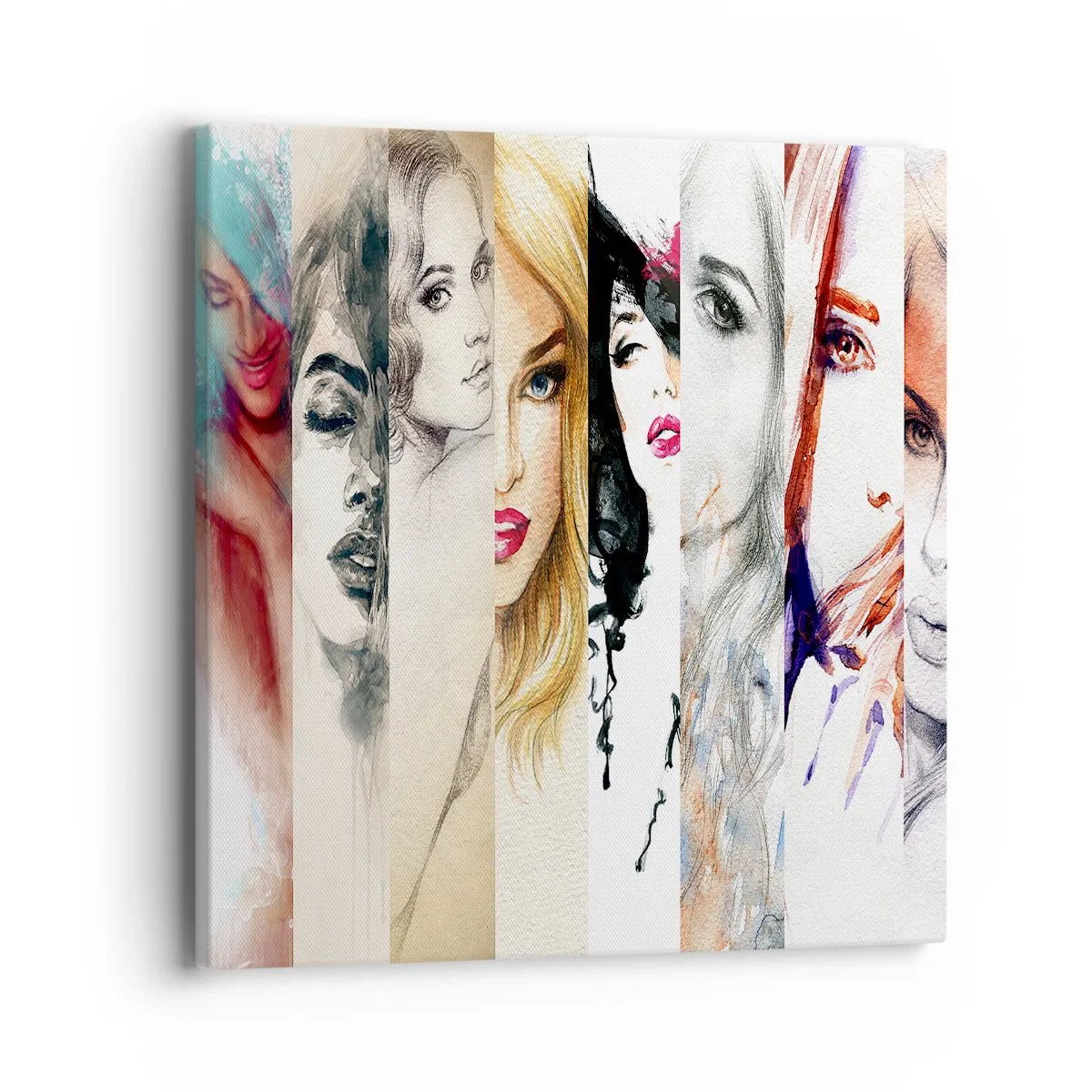 Schilderen op canvas - En jij bent het altijd - 40x40 cm