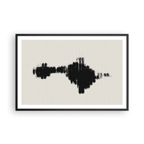 Poster in een zwarte lijst - Trillingen van verbeelding - 91x61 cm