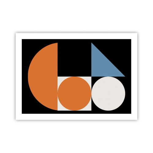 Poster - Dacht lay-out - 70x50 cm