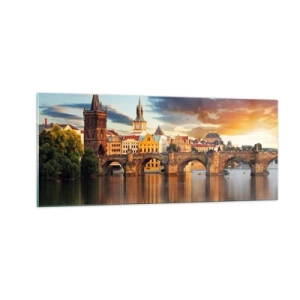 Schilderen op glas - Eeuwenlang mooi - 100x40 cm