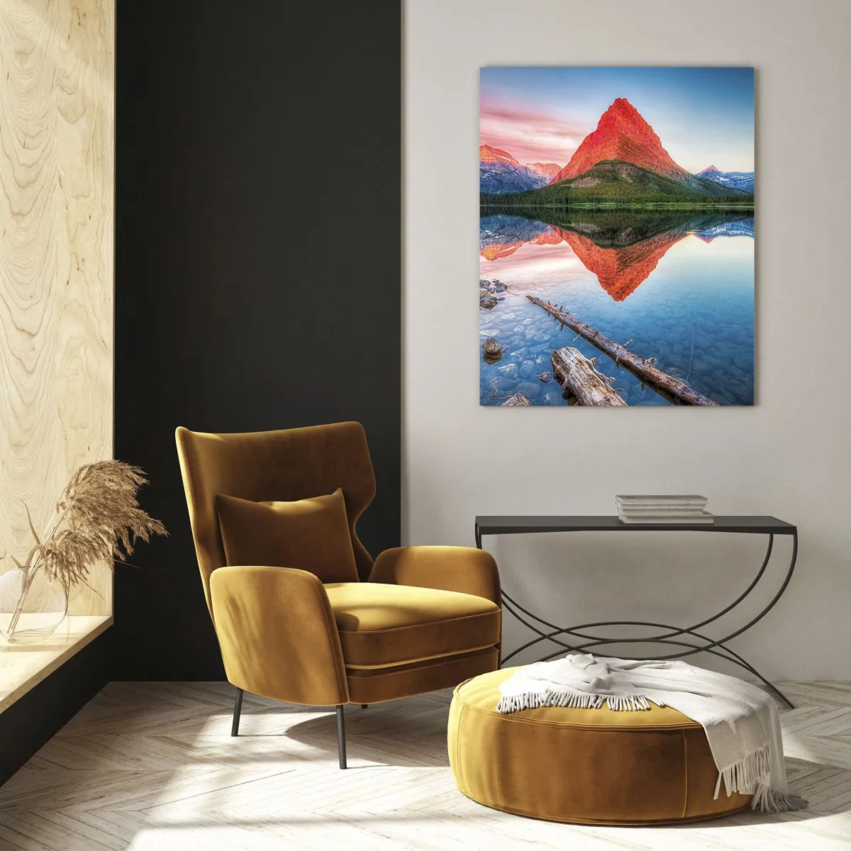 Schilderen op glas - Warmte en koude - 50x70 cm