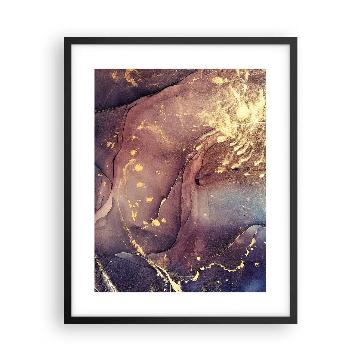 Poster in een zwarte lijst - Materie en geest - 40x50 cm