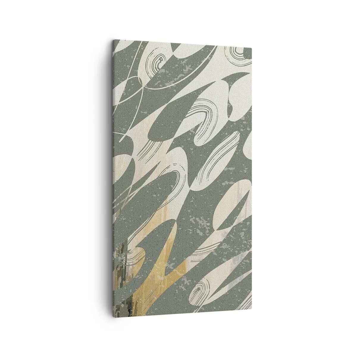 Schilderen op canvas - Ritmische abstractie - 45x80 cm