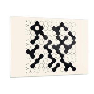 Schilderen op glas - Chinees spel – variatie - 120x80 cm