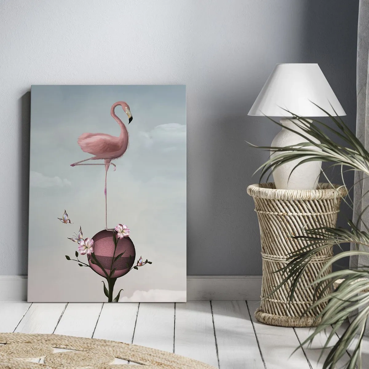 Schilderen op canvas - Basketbal allegorie - 50x70 cm