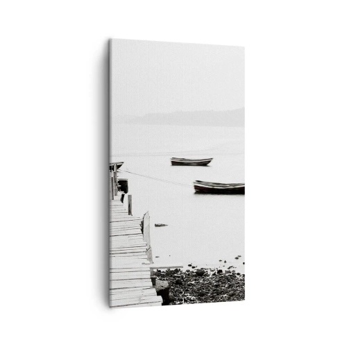 Schilderen op canvas - Stil en schoon boven het water - 45x80 cm
