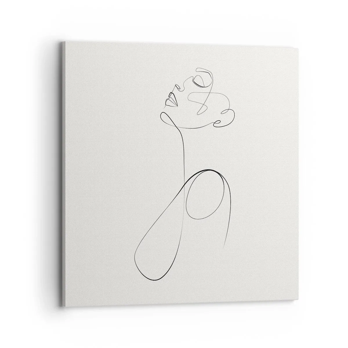 Schilderen op canvas - Loopt in dromen - 70x70 cm