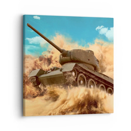 Schilderen op canvas - Niet te verslaan - 30x30 cm