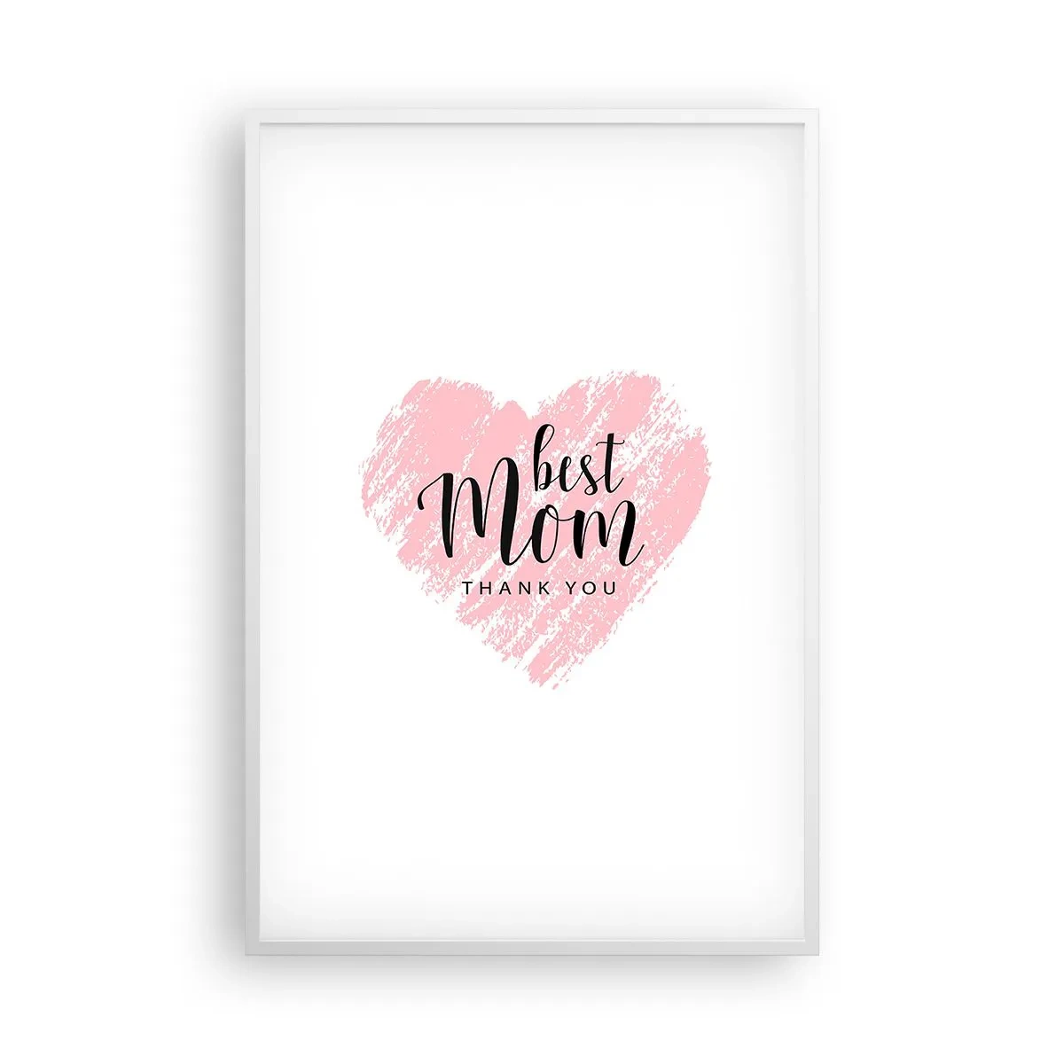 Poster in een witte lijst - Altijd het juiste moment - 61x91 cm