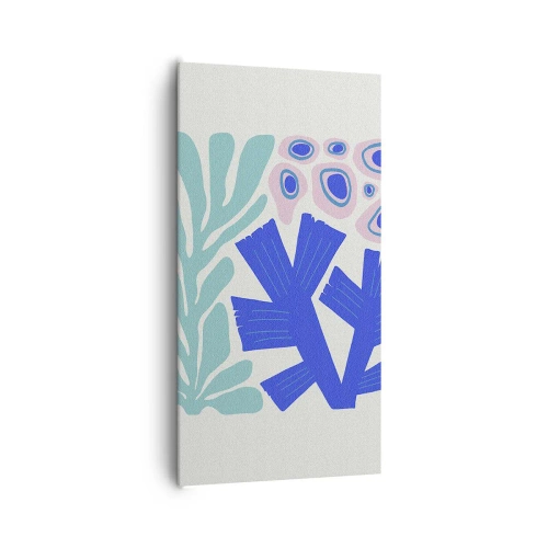 Schilderen op canvas - Onderwater tuin - 65x120 cm