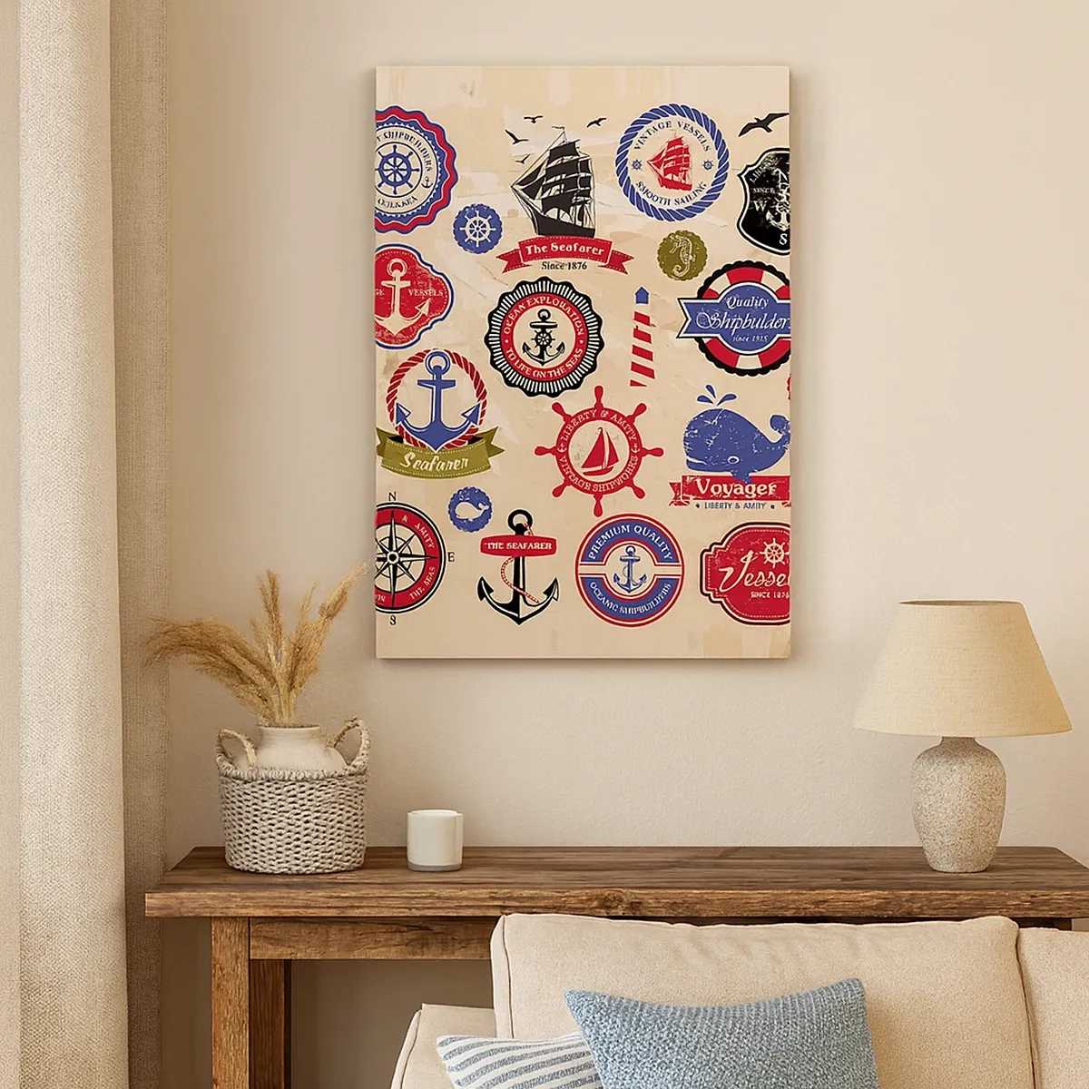 Schilderen op canvas - Zeilende broederschap - 50x70 cm