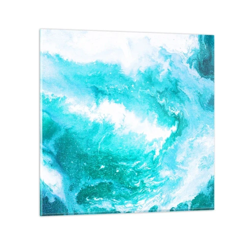 Schilderen op glas - In de kern van het element - 40x40 cm