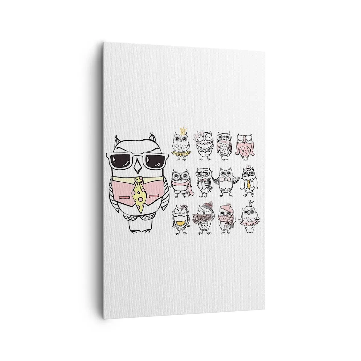 Schilderen op canvas - Zoveel rollen om te spelen - 80x120 cm