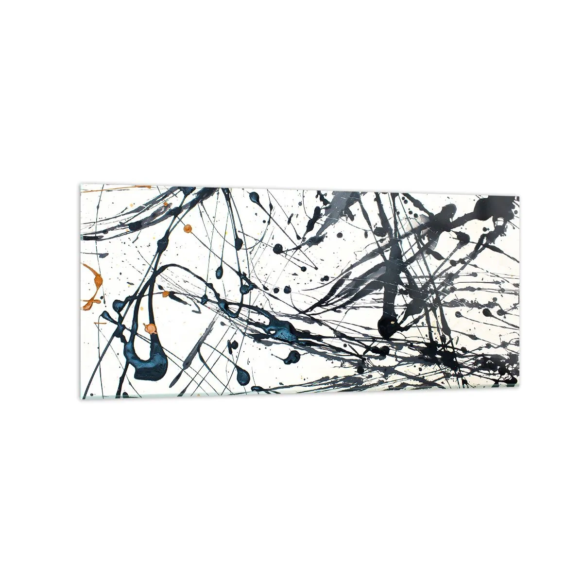 Schilderen op glas - Expressionistische abstractie - 120x50 cm
