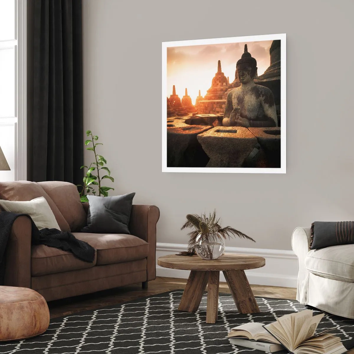 Poster - Weer van grote wijsheid - 60x60 cm