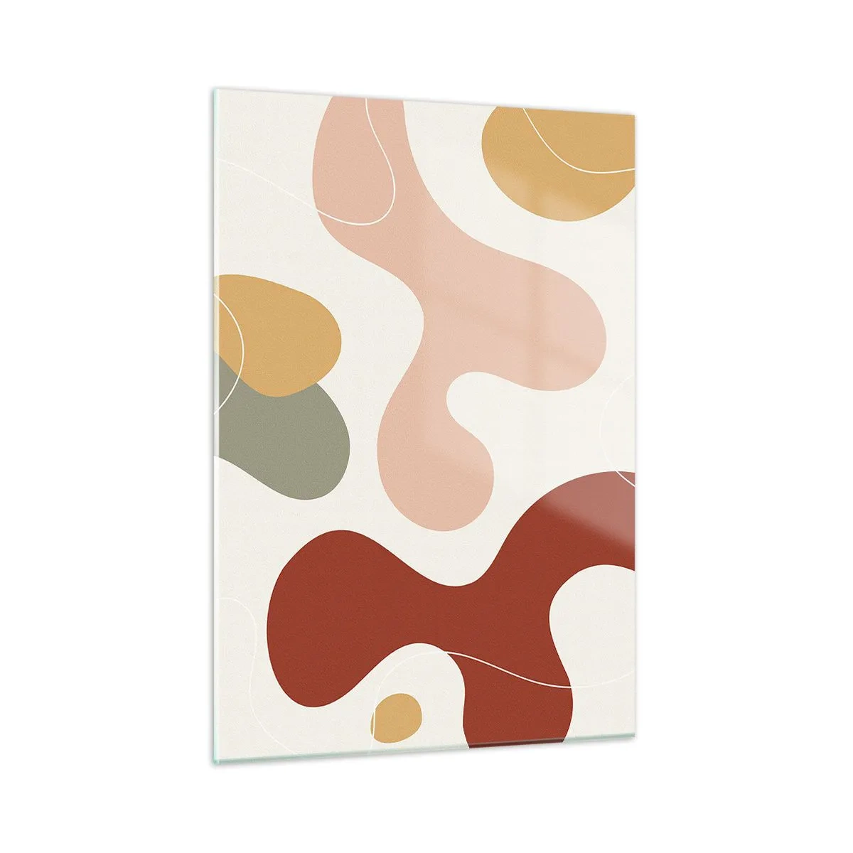 Schilderen op glas - Kronkels of krullen? - 50x70 cm