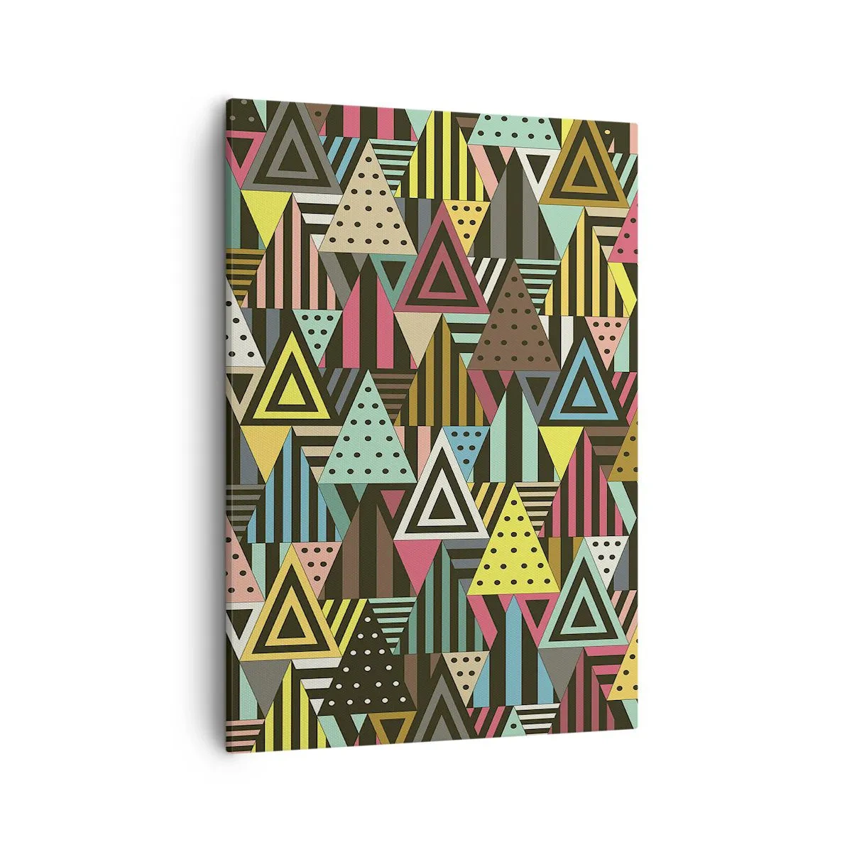 Schilderen op canvas - In ritme op drie - 50x70 cm