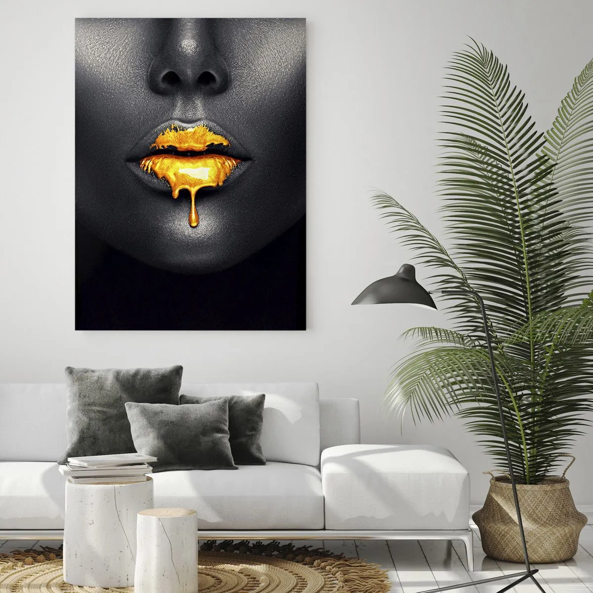 Schilderen op glas - Goldmouth - 50x70 cm
