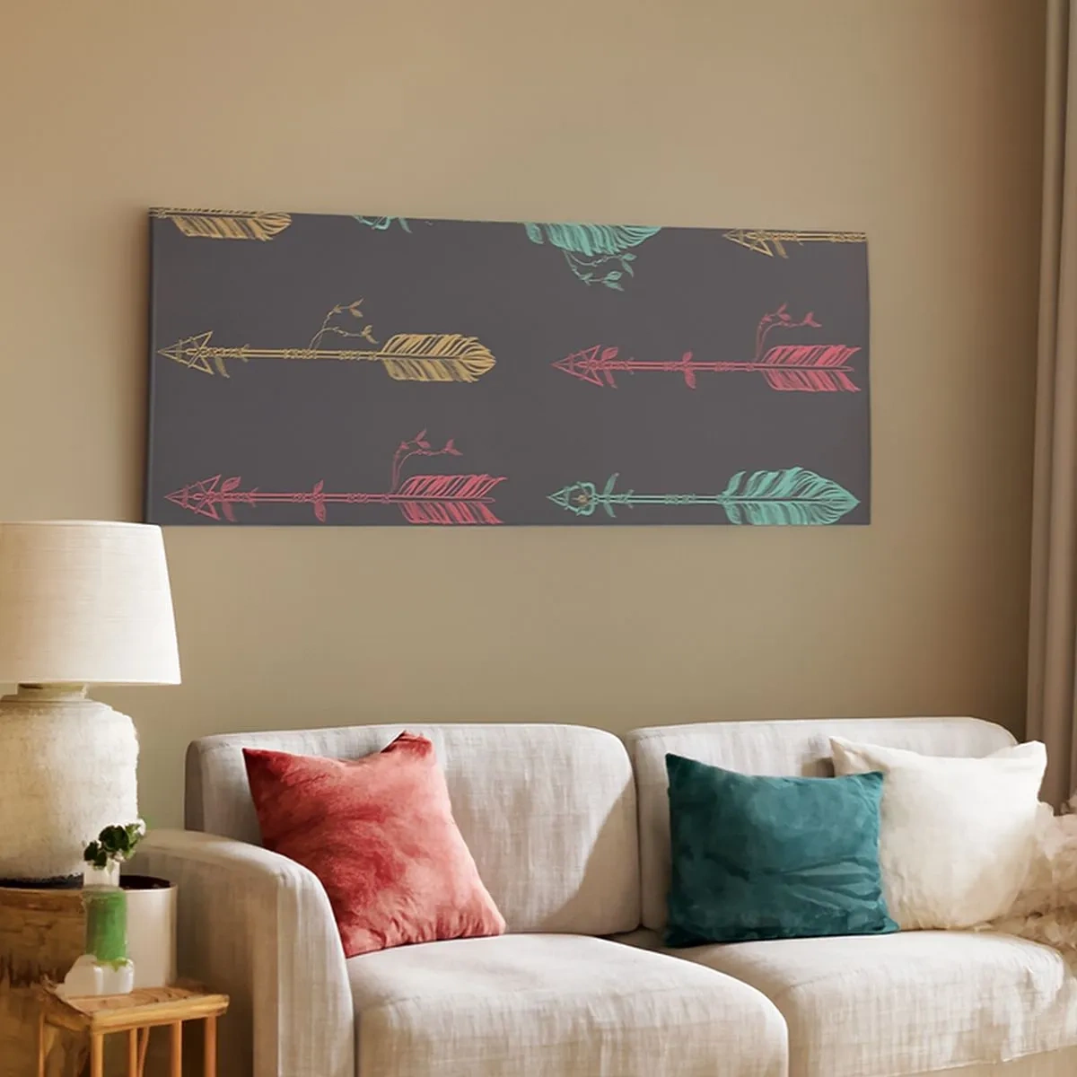 Schilderen op canvas - In de verordening - 100x40 cm