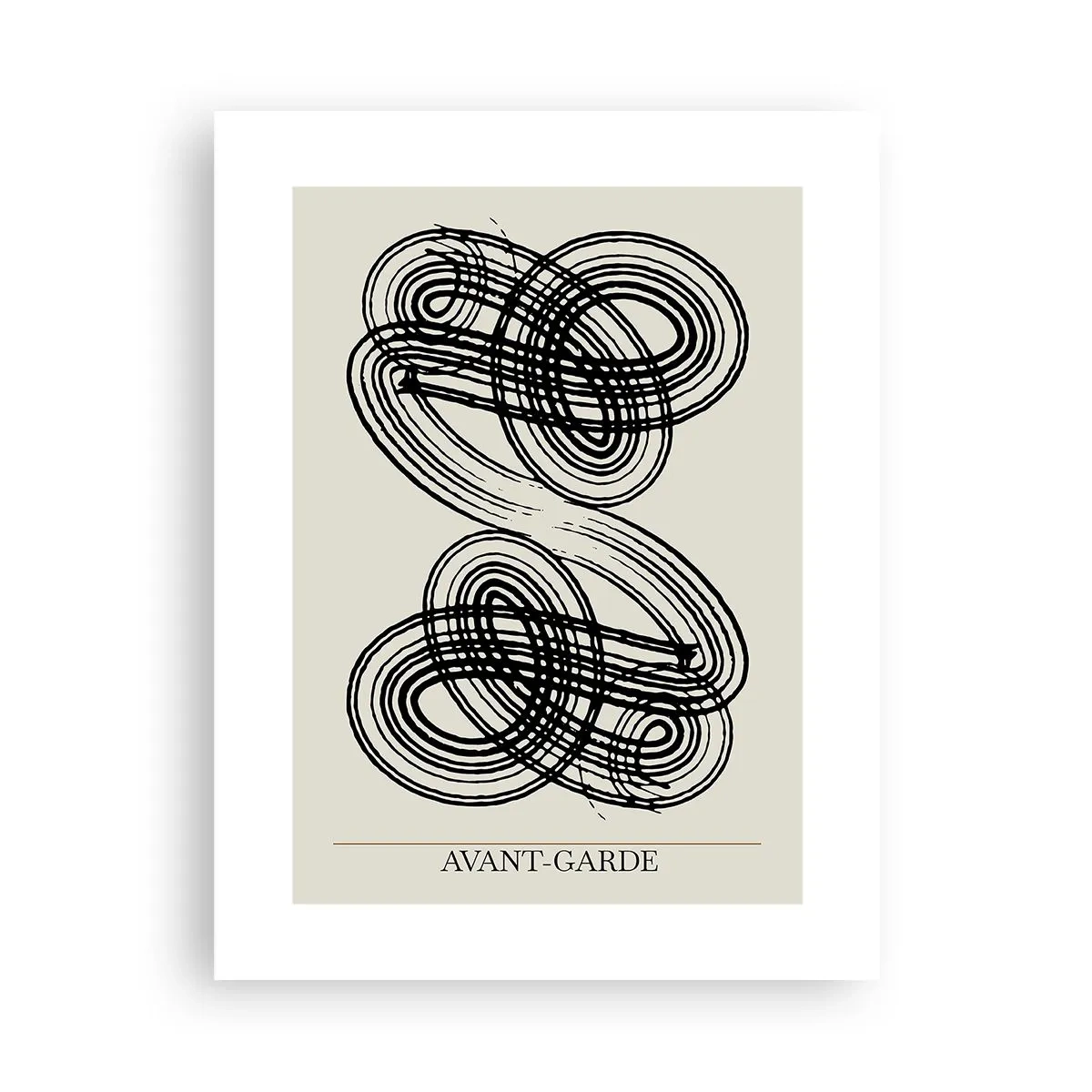 Poster - Het kwam er spontaan uit - 30x40 cm