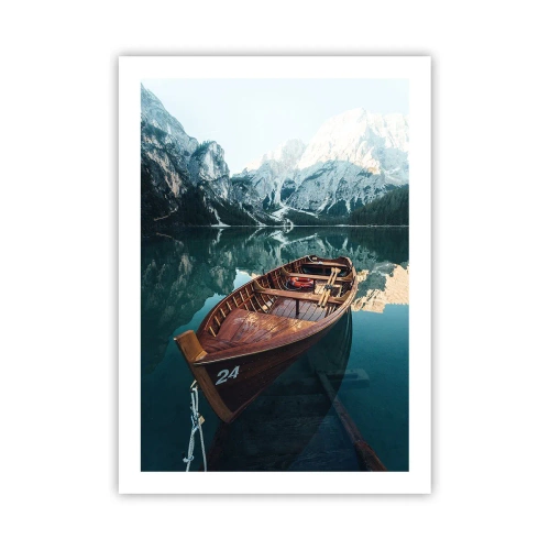 Poster - Alsof het op glas is geschilderd - 50x70 cm