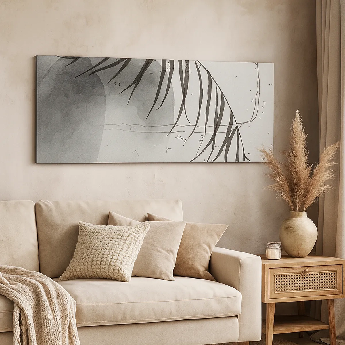 Schilderen op canvas - Het subtiele exotisme van de natuur - 30x30 cm