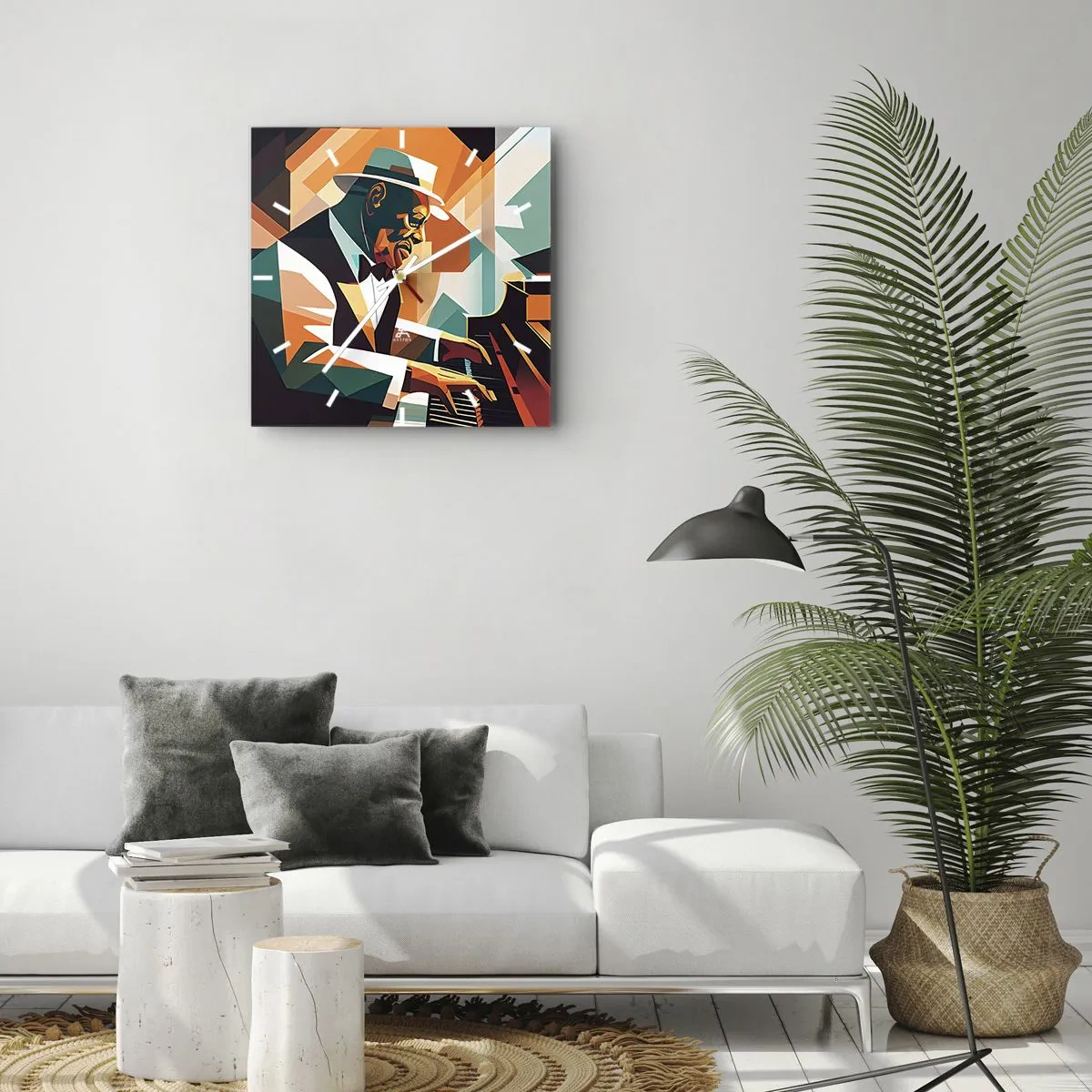 Wandklok - Klok - Al die jazz - 30x30 cm