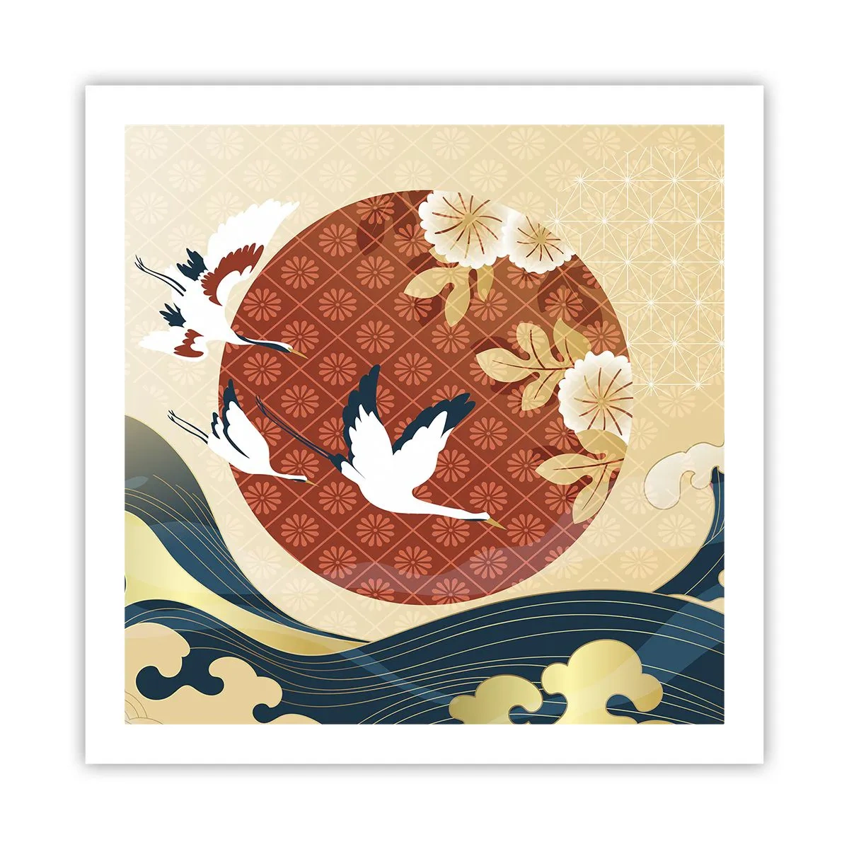 Poster - Japans sprookje - 60x60 cm