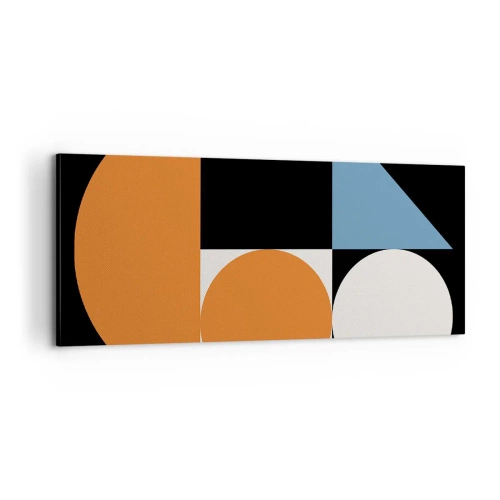Schilderen op canvas - Dacht lay-out - 100x40 cm