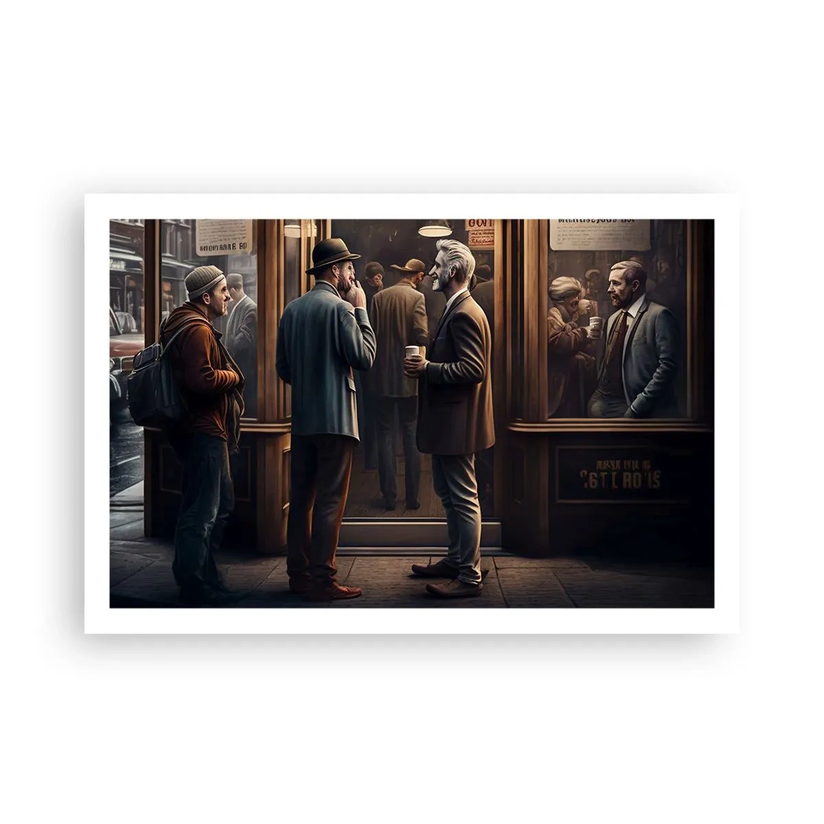 Poster - Een goed moment van de dag - 91x61 cm