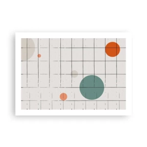 Poster - Gevangen. Wij of zij? - 70x50 cm