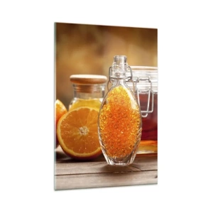 Schilderen op glas - Zonnige smaken en aroma's - 80x120 cm