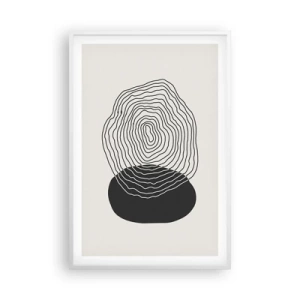 Poster in een witte lijst - Duur en spiertrekkingen - 61x91 cm