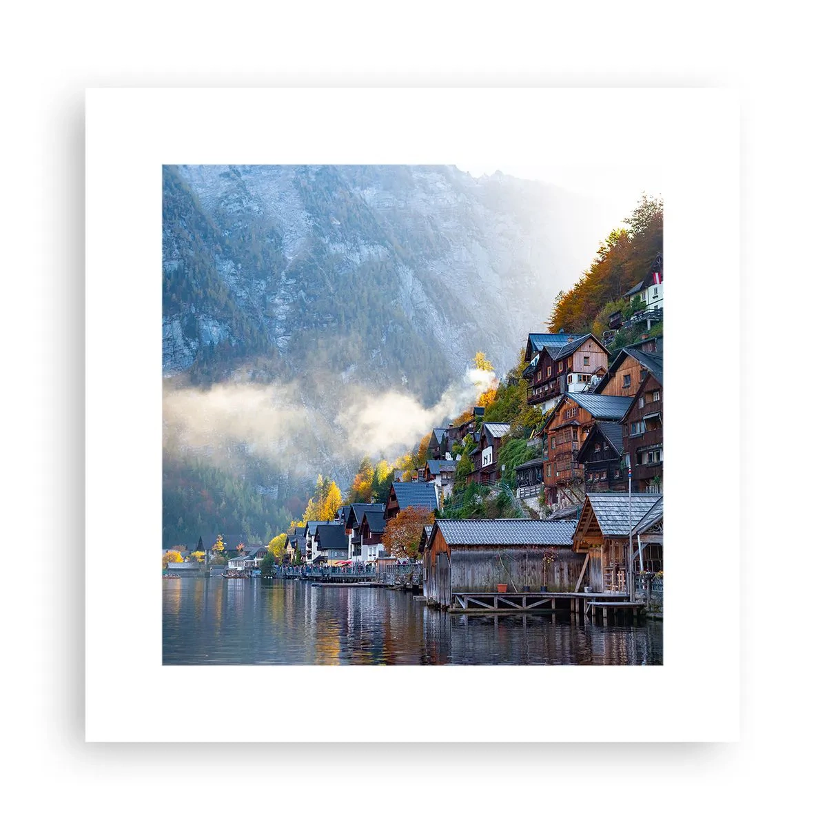 Poster - Alpine sfeer - 30x30 cm
