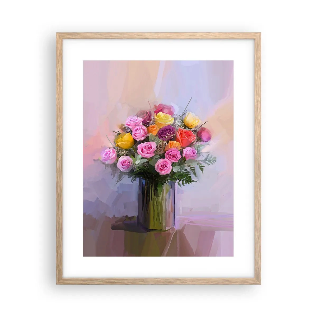 Een poster in een licht eiken lijst - Ingehouden schoonheid - 40x50 cm