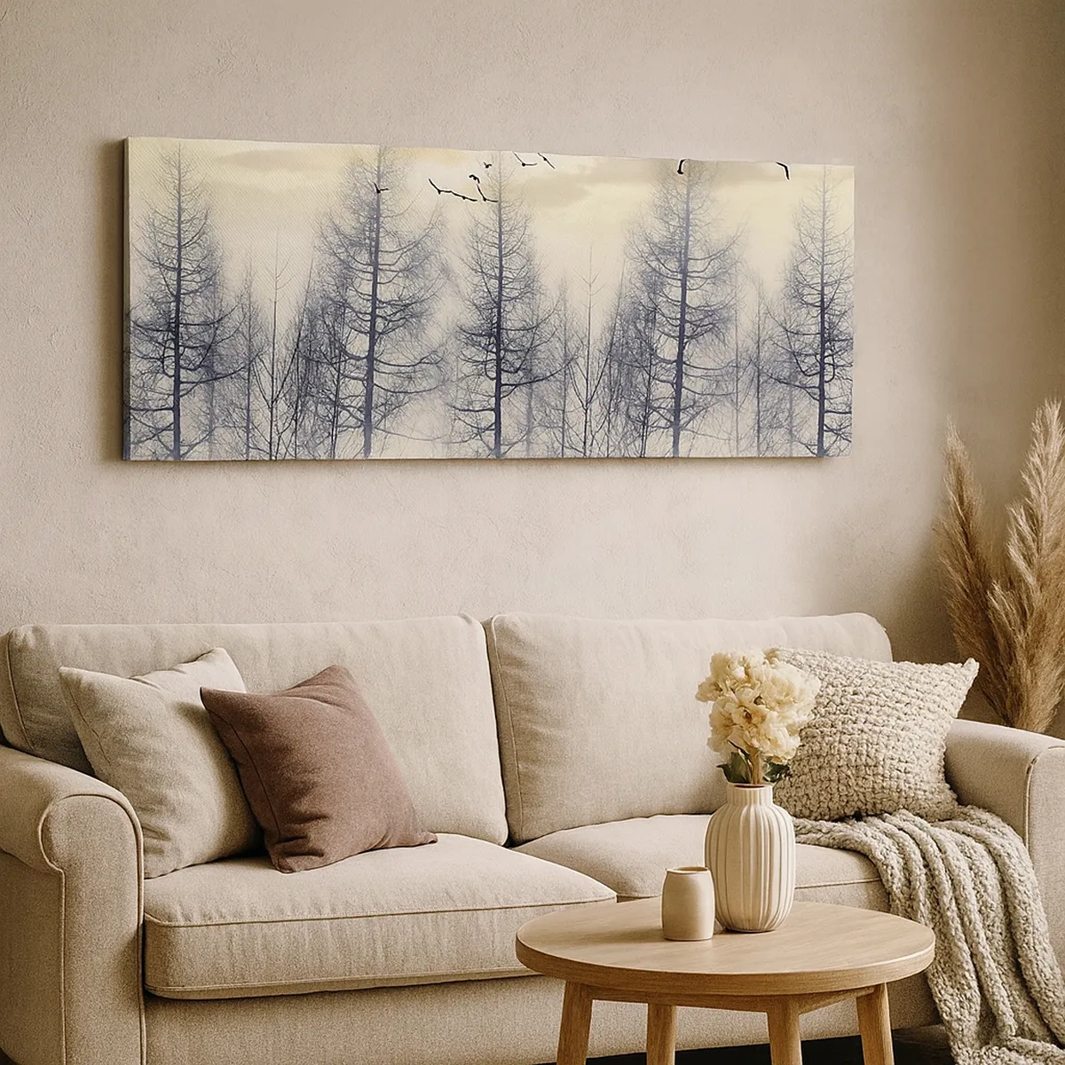 Schilderen op canvas - Bosgeesten - 30x30 cm