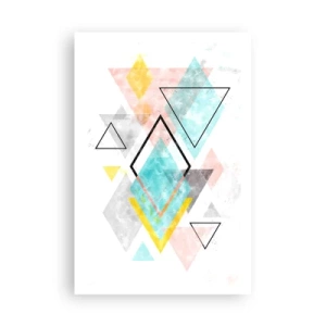 Poster - Geometrisch spel - 61x91 cm